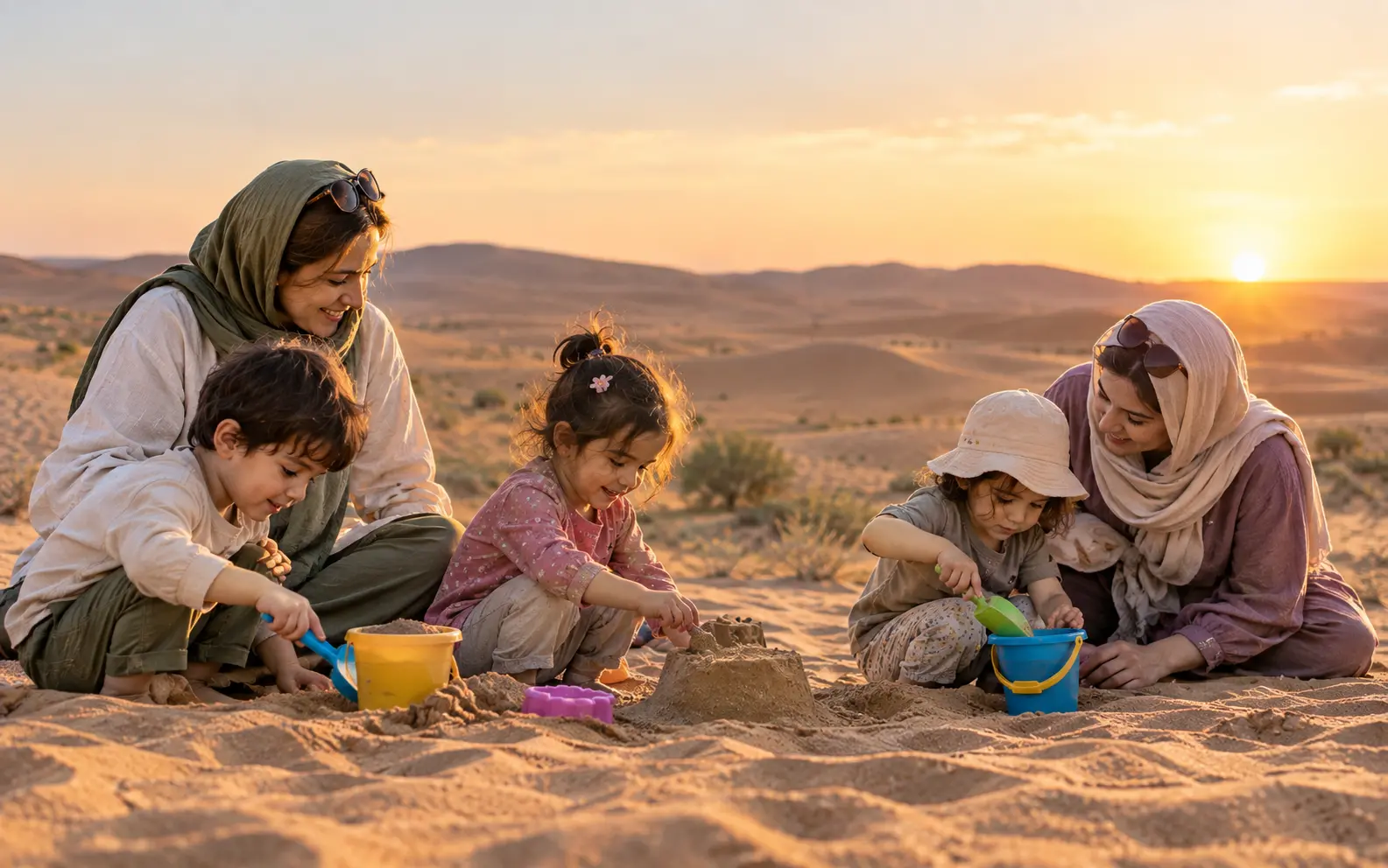 تور یک روزه کویر مادر و کودک